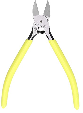 Side Cutting Pliers, Wire Cutter Cable Stripper Diagonal Side Cutting Pliers High Carbon Steel Crimping Pliers for Copper Cable Below, Wire Cutters (6 inch SK-22)
