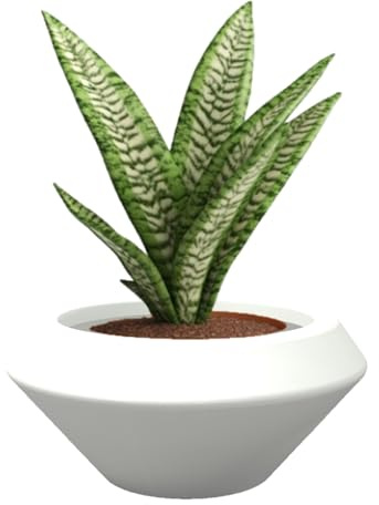 Kloris Pflanztopf Gartenschüssel Polyethylen Durchmesser 60 cm Höhe 27 cm Farbe Weiß Hohe Qualität Made in Italy