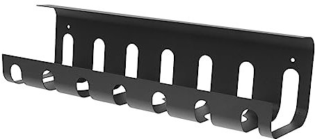 jojofuny Desk Cable Storage Rack Cable Management Tray Simple Practical Design Iron Material Tidy
