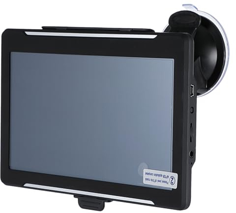 LABRIMP Navegador GPS para Camiones y Coches De 7 Pulgadas Pantalla Táctil, Herramienta GPS Función Hi-fi, Compacto y Resistente, Adecuado para Vehículos Europeos, Color Negro