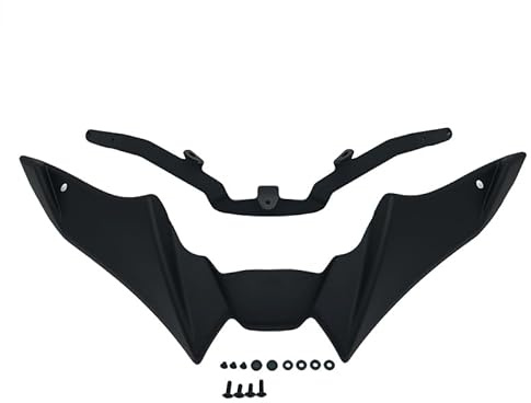 KUENCE Fit Compatible with Yam-aha MT-09 MT09 SP 2021-2023 Front Wheel Beak Nose Cone Extension Extender Cowl Spoiler Cover(Black)
