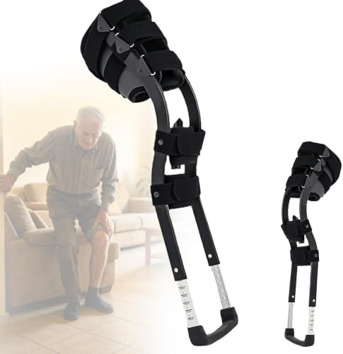 Gånghjälpmedel På Ett Ben, Handsfree-Krycka, Gångtränare Med Assisterande Gångfunktion, Noll Belastning, Max 100 Kg Belastning, Kompatibel Med Gips, Promenadkängor Och Fotledsstöd