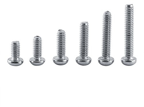 600pcs Schrauben Set Edelstahl M2 Rundkopfschrauben Innensechskantschrauben Sechskantmuttern Flache Unterlegscheiben Federringe