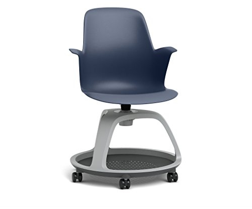 Steelcase Node Multipurpose Chair: Tripod Base - Standard Carpet Casters
