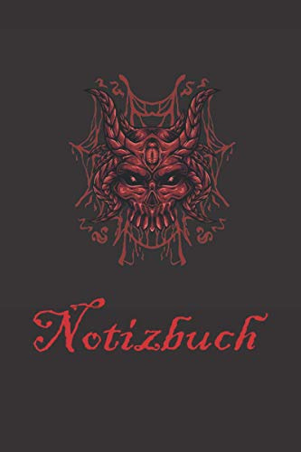 Gothic Notizbuch: Totenkopf-Skull Schädel schwarz Dark Skizzenbuch: kariert | DIN A5 (6x9inch) | 120 Seiten für Notizen Zeichnungen Gedanken| perfekte originelle Geschenk-Idee