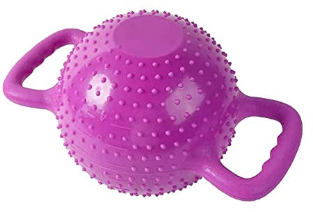 Cfty Kettlebell Passen Sie das Gewicht an Personal Fitness-Ausrüstung Arm Muskel-Training Yoga-Dumbbell-Wasser-Injektion Kettlebell-Kugel (Rosa, lila)(Purple)