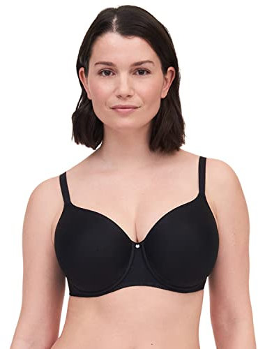 Chantelle Women's Comfort Chic Full Coverage Memory Bra, Black, 40E