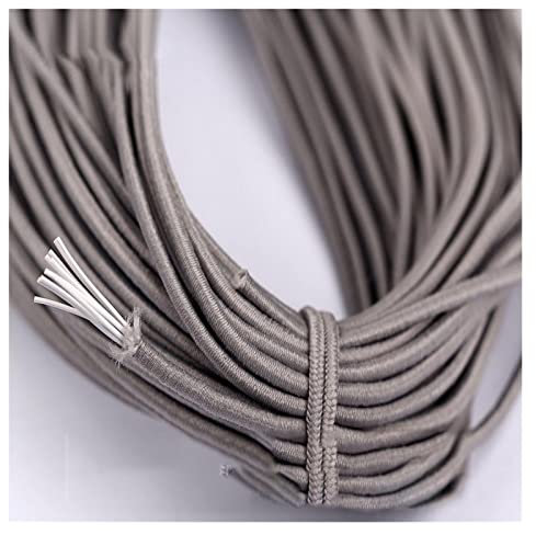 ZZSRJ Banda de elástica de 2 mm de Cuerda elástica de la Cuerda elástica Correo de Goma de Goma Cordera de Cuerda con Cuentas de Cuerda for Ropa de Coser (Color : 11, Width : 2mm)