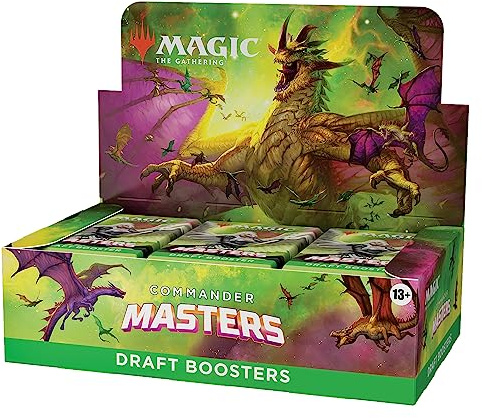 Magic The Gathering Commander Masters Draft Booster Box - 24 Packs