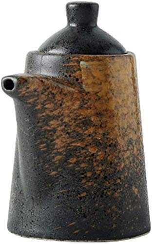 Botella dispensadora de condimentos de cerámica, aceitera y vinagrera, botella de aceite de oliva o vinagrera, botella dispensadora de aceite, (120 ML), botella dispensadora de aceite de oliva de mesa