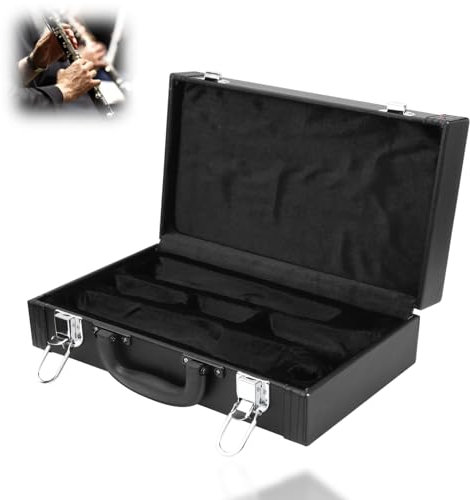 Klarinettenkoffer klarinetten zubeh?r Wasserdichter Hartschalen-Kunstleder-Musikinstrumentenkoffer klarinetten zubeh?r Schwarz, B?, Modern tasche klarinette Koffer & H¨¹llen
