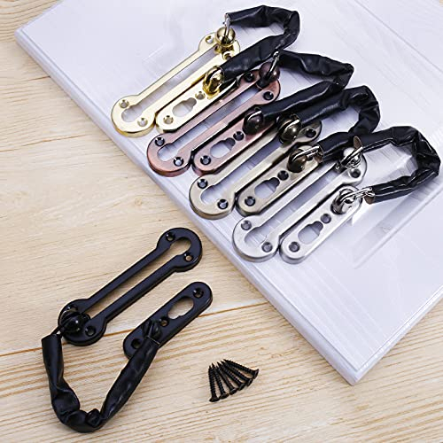 ETomey TüRkette Verdicken Anti-diebstahl Kette Edelstahl Tür Bolzen Tür Kette Schnalle Bolzen Hause Sicherheit Türschloss Hotel Sicherheit Schutz Bolzen ohne Bohren (Color : Ivory, Size : 160mm)