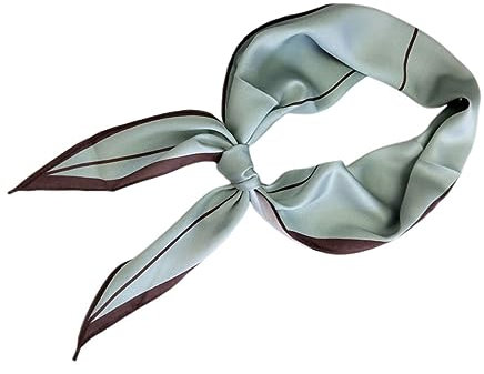 CALLARON 1Stk Kopfbedeckungen für Frauen Schal mit süßen Punkten Sommerschal Schals für Frauen Einstecktuch Kleidung Schal Emulation Seidenschal Diamant kleiner Schal Seidentuch schmücken