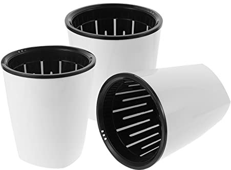 Yardenfun 3pezzi Vasi Irrigazione Automatica Per Piante Succulente Vasi Autoirriganti Per Interni Ed Esterni Da Fiori Per Spatifillo