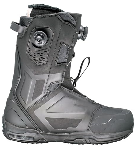 Airtracks Snowboard Boots Master Pro ATOP Moz DUAL Zone Speed Lacing Snowboardschuhe - QL Snowboardboots - Schwarz