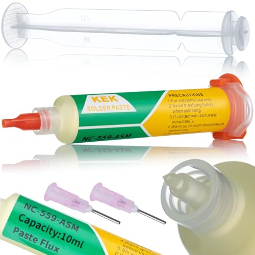 Rosfix Svetsflöde NC-559-ASM 10cc - No-Clean Gel Type | Hög intensitet och precision | För BGA, SMD, Reballing | Elektroniska reparationstillbehör