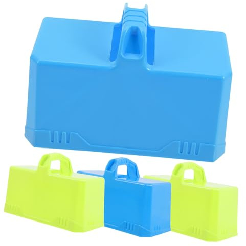 FIXOSHEE 4 Stück Teiliges Schneeblock Formset aus Sicherem Material Leicht und Kompakt für Winter Outdoor Spiele Einfache Handhabung zum Schnellen Formen von Schneeblöcken