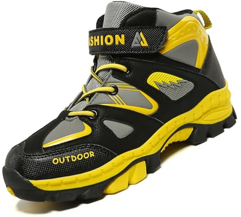 Unitysow Zapatillas de Senderismo Niños Exterior Deportivas 31-40 EU | Impermeable Zapatos de Trekking,Antideslizante Botas deMontaña, Ligero Sneaker,Cómodas Casual,Caminar,Running,Actividades