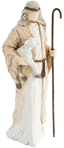 More Than Words Multicolored Christmas Nativity Shepherd Figurine