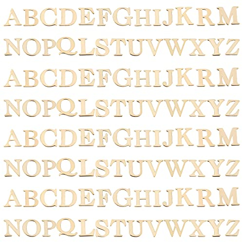 OLYCRAFT 1040 Stück 26 Stil Harzfüller Mini Buchstaben Harz Füller Buchstaben Messing Cabochon Gold Nagel Füller Alphabet Füllung Zubehör Harz Füllers für Harz Schmuckherstellung und Nagelkunst