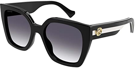 Gucci Occhiali da Sole GG1300S Black/Grey Shaded 55/19/145 donna