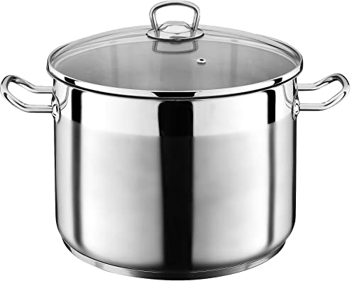 BenVita Profi Edelstahl 18/10, Jumbotopf, Allzwecktopf 10 Liter