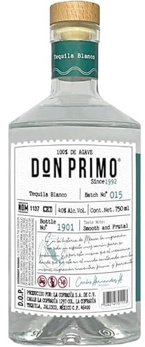 TEQUILA DON PRIMO BLANCO 100% AGAVE 70CL 38%