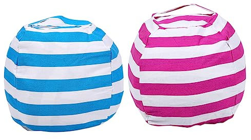 KICHOUSE Plüsch Spielzeug Lagerung Große Kapazität Tasche Sofa Griff Zipper