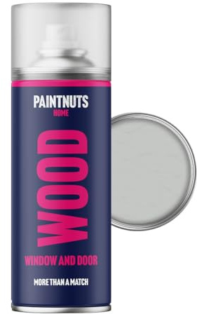 Paintnuts Kitchen Cupboard Paint - RAL-7035 - LIGHT GREY Gloss 400ml Spray Can
