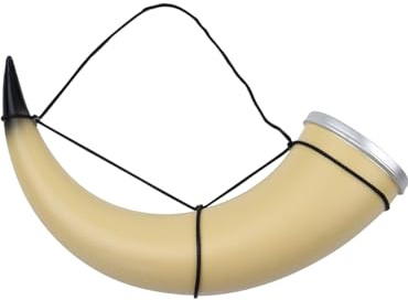 Funidelia | Corno da vichingo per uomo Nordico, Valchiria, Barbarian, Vikings - Accessori per Adulto, accessorio per costume - Marroni