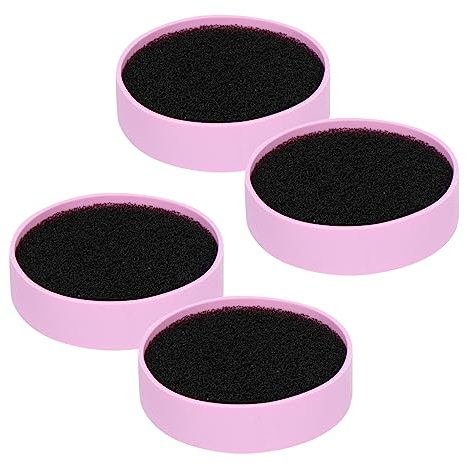 Mikinona 4 Piezas Esponjas Limpiadoras Para Brochas De Maquillaje Caja De Limpieza Para Eliminar Color De Maquillaje Para Limpieza De Brochas Estuche
