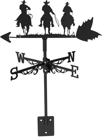 SUPVOX Girouette Dextérieur en Métal Décoration De Jardin Dhalloween Décoration Rustique Occidentale