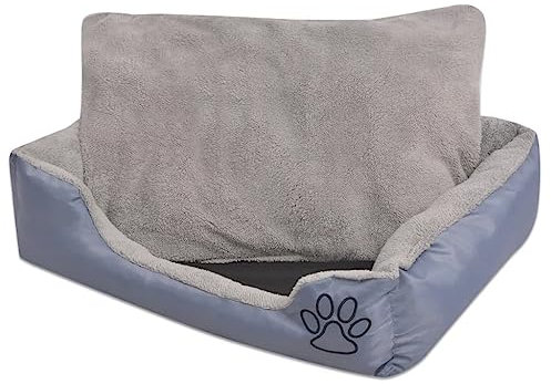 FUDUGEHMIOFWFJJ Hunde Sofa,hundecouch,hundeschlafsack,Hundebett mit gepolstertem Kissen Größe XL GrauAdatto a Tutti i Tipi di cani o Gatti di Piccola e Grande Taglia