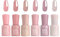 Smalto Semipermanente Gel Jelly 6 Colori, Smalto UV/LED Soak Off, Kit unghie in gel per colore naturale