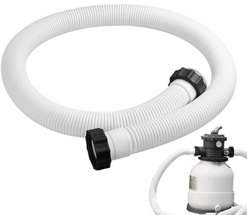 Pool Pumpe Ersatzschlauch, 59zoll Wasserpumpe Schlauch Für Oberirdischen Pool, Pools Sandfilter Pumpes Schlauchs, Schlauchs Zubehör Mit Adaptern Für Pools Wasser Systeme
