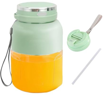 Renchey Batidora Portátil Para Batidos - Pequeña Batidora Eléctrica para Smoothies,Vaso Mezclador Recargable 1300ml Antifugas Multiusos Portátil