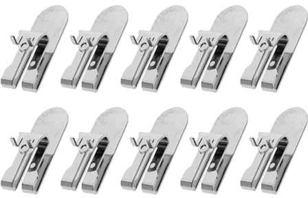 10 clips de gancho multiusos para cinturón fabricados para 18 V como DCF620B y DCF620M2 clip resistente