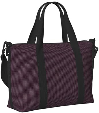 Microfono con stampa note musicali borsa a mano leggera pieghevole da viaggio per donne uomini vacanze avventure all'aperto