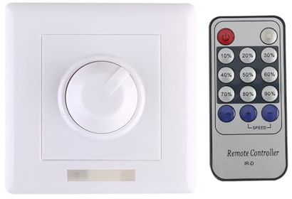 86 control remoto de pared 12-24v tiristor de bajo voltaje atenuación panel de 24v atenuador de profundidad led(Highvoltage110v-220vdimmer)
