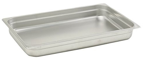 Pentole Agnelli, COIXGNP11200, Bacinella Gastronorm 1/1, Acciaio Inox, Argento