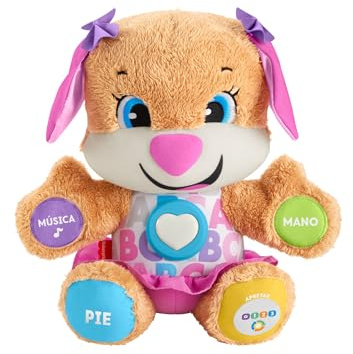 Fisher-Price Baufahrzeugspielzeug - Geräuschen und Sätzen, fördert Zahlen, Farben und Formen, mit Kran, Version: Englisch; Italienisch; Portugiesisch; Spanisch, HWY65