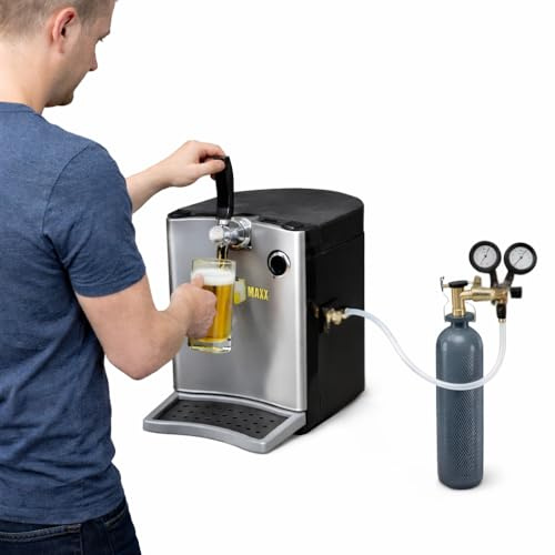 GASTROBEDARF WESTERBARKEY Umbausatz für Biermaxx Clatronic Koenig 1880 Zapfanlage Set mit Uhr & 2kg Co²