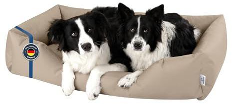 BedDog Hundsäng Zara, hundkudde med avtagbart tvättbart överdrag, hundkorg, hundsoffa, för stora hundar, XXL