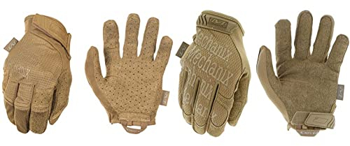Mechanix Wear Specialty Vent Coyote Handschuhe (Medium, Beige) & Mechanix Herren Wear Original® Coyote handschoenen (medium, bruin) Einsatzhandschuhe, Braun, M EU
