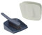 Joseph Joseph CleanStore Wall-mounted Indoor Dustpan & Brush Set with Dust-shield Compact Storage, Sweeping Floor Brush with Rubber Pan Edge and Soft Bristles