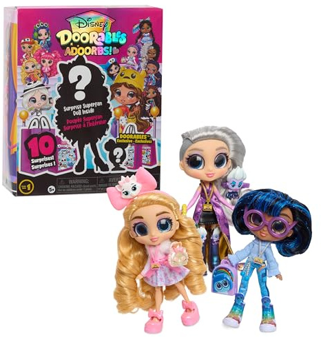 Disney Doorables Muñecas ADOORBS Dolls con Accesorios, 11 Piezas, muñecas Sorpresa coleccionables de 14 cm, Juguetes para niños a Partir de 5 años de Just Play