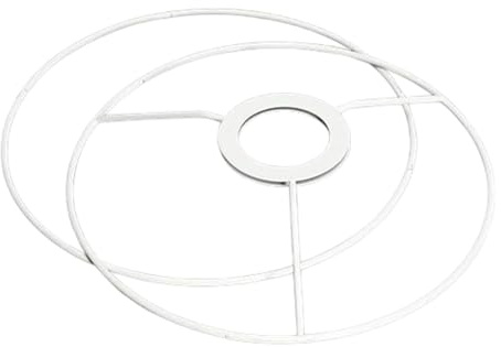 dijiusidy 2X Circular Light Stand Ring Instant Upgrade Easy Installation for Lamp Shade Light Stand Ring Bulb for Lamp Shade Iron