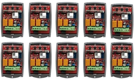 Apricancello automatico scorrevole, Smart Life Smart Switch Universale RF Cancello del garage Apriporta Controller 433 mhz 7-250 V Ricevitore esterno a 2 canali Facile da montare, con istruzioni chiar