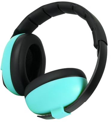 Bediffer Protection Auditive pour Enfants de 0 à 12 Ans, Conception Pliable, Anti-bruit (Vert)