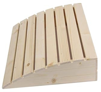 IWOWHERO Kissen Für Sauna Kopfstütze Aus Holzimitat Saunazubehör Dampfbadzubehör Kopfstütze Passend Für Saunaraum